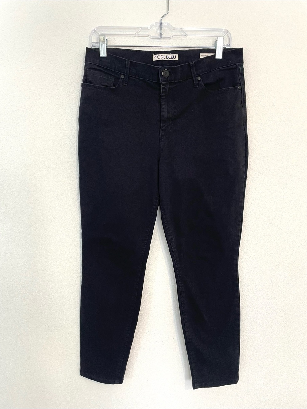 Code Bleu High Rise Skinny Ankle Women's 8 Black Skinny Jeans